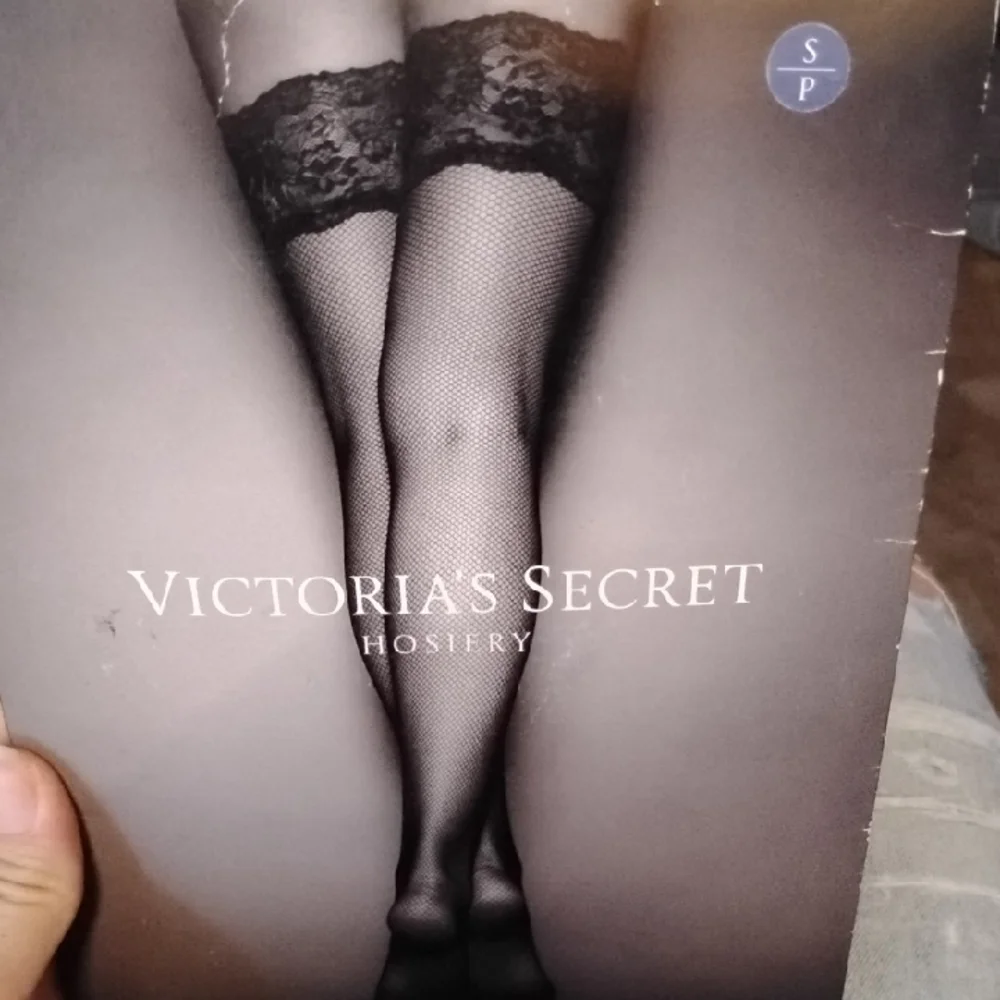 Blue Lace Top Fishnet Thigh Highs